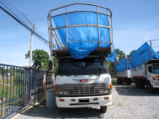ขายรถพ่วงแกลบดั๊ม 18 ล้อ Hino 3 ใบปัด EP100 เทอร์โบ 320 แรง