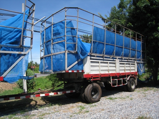 ขายรถพ่วงแกลบดั๊ม 18 ล้อ Hino 3 ใบปัด EP100 เทอร์โบ 320 แรง