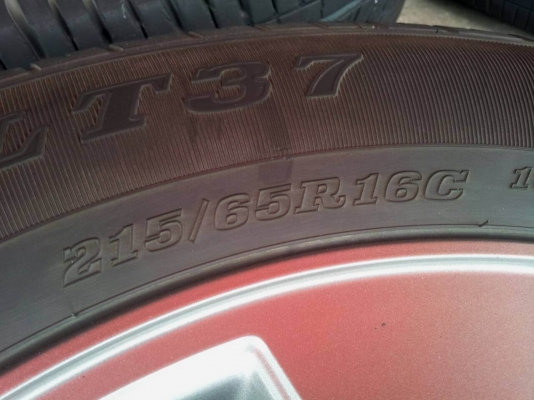 ล้อแม็คเดิมวีโก้แช้มป์ สีแบรคโคม ขอบ 16 พร้อมยาง ปี12