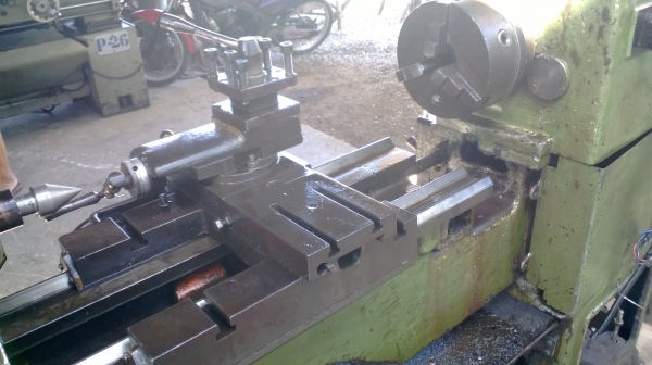 แท่นกลึง ต้าชิง 500 A  เกียร์บล็อก 3 เพลา พร้อมใช้งาน 65,000