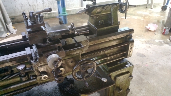 แท่นกลึง ต้าชิง 500 A  เกียร์บล็อก 3 เพลา พร้อมใช้งาน 65,000