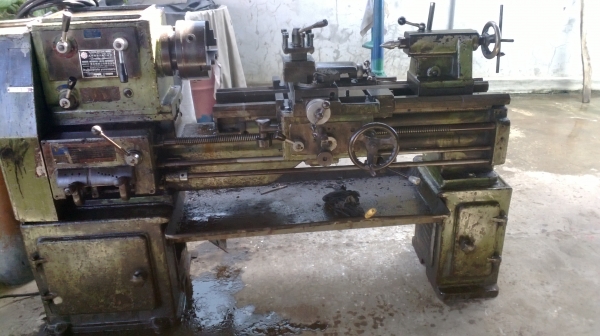 แท่นกลึง ต้าชิง 500 A  เกียร์บล็อก 3 เพลา พร้อมใช้งาน 65,000