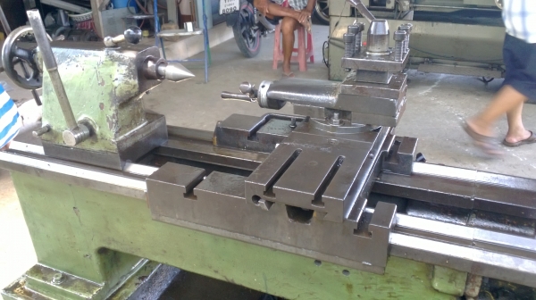 แท่นกลึง ต้าชิง 500 A  เกียร์บล็อก 3 เพลา พร้อมใช้งาน 65,000