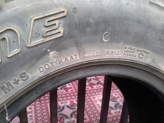 ยางmud31x10.50r15 ปี12ทั้ว4เส้น