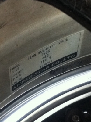 ล้อแม้กแท้มือสองสภาพสวยขอบ19