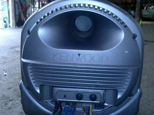 ลำโพง KENWOOD Subwoofer มี Power ในตัว มือสองญี่ปุ่น