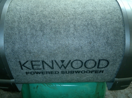 ลำโพง KENWOOD Subwoofer มี Power ในตัว มือสองญี่ปุ่น
