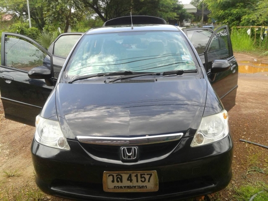 HONDA CITY 1.5IDSI ปี 2003 เกียร์ออโต้ ไม่เคยดมแก้ส รถผู้หญิงใช้ ภาษีเต็ม