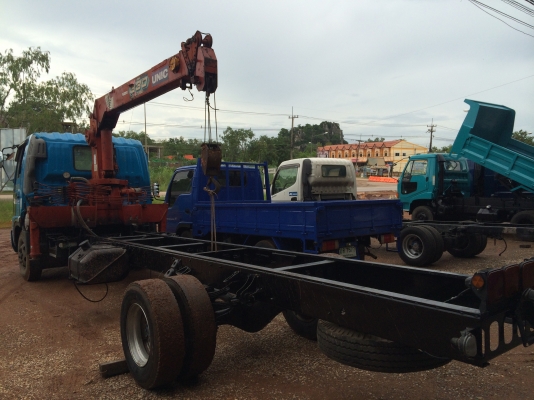 ขายรถฮีโน่ FC เครื่องยนต์ 210 แรง ติดเครนยูนิค 3 ตัน 4 ปลอก เอกสารอินวอยส์