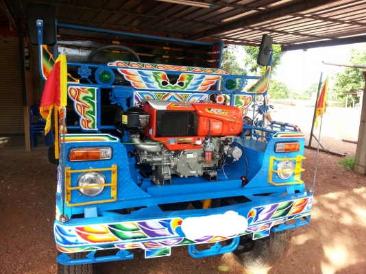 รถอีแต๋นต่อใหม่ เครื่องkubota rt140