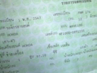 เวฟ100 ปี47 ตามสภาพ เล่มพร้อมเอกสารครบโอนได้