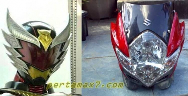 ของหายาก!! หน้ากาก Suzuki Satria Garuda 150 from Malaysia+Indonesia (บ้านเรา Raider 150) ของใหม่มือ1 !!