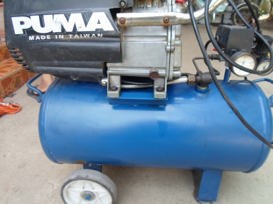 ปั๊มลมพูม่า โรตารี  3 แรง ไฟบ้าน สภาพสวยพร้อมใช้งาน ด่วน!!!! 4,500