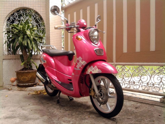 ขออนุญาติขาย Yamaha Fino 115 ตัว TOP ล้อแม็ก ชมพูหวาน โอนให้ฟรีครับ