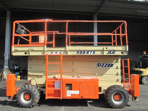 ขายรถกระเช้ามือสอง ยี่ห้อ JLG รุ่น 500RTS (สูง 15.24 M.) สภาพพร้อมใช้ มีรับประกัน ราคา 880,000 บาท เท่านั้น