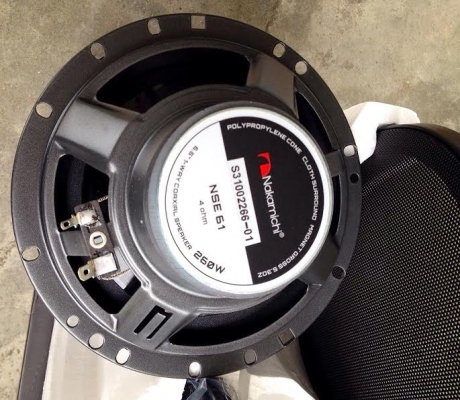 ลำโพงยี่ห้อ NAKAMICHI ขนาด 6.5 นิ้ว เมคอินเจแปน