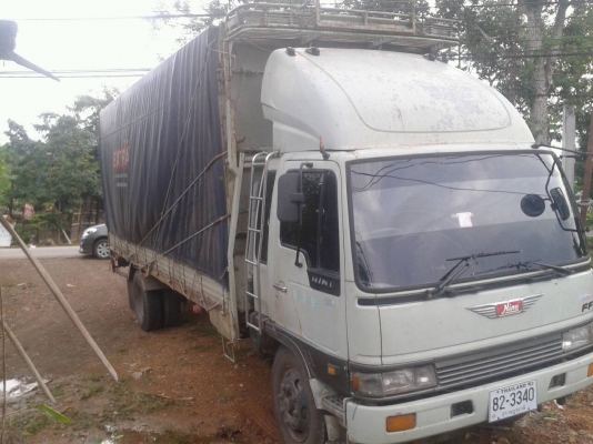 ขายรถ 6 ล้อ HINO FF 3H ช่วงยาวพิเศษ 7.5 เมตร กระจกไฟฟ้า เครื่องดี คัสซี่สวย เดิมบาง