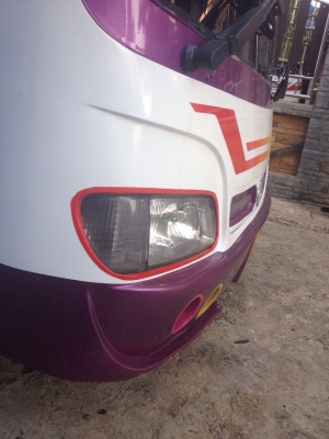 ขายรถบัสแอร์10เมตรทรงเสาคู่เครื่องHINO HO7C สภาพรถใช้งานได้เลยเพิ่งทำสีและภายในมาใหม่ราคาคุยกันได้