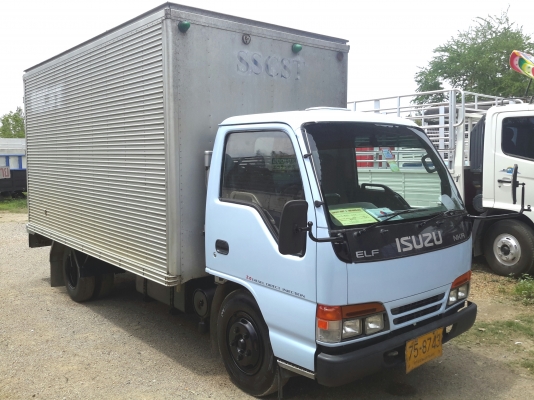 6 ล้อกลาง  *ตู้แห้ง*  ISUZU  NKR  110 แรงม้า *ยาว 4.30 ม.*  รถสวยเดิม_ สภาพพร้อมใช้งาน  *รถห้างแท้*  (มี.กระบะเปลี่ยนให้)