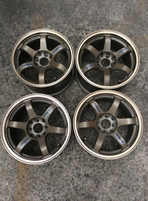 ขายล้อ TE37 SL ก้านยก ขอบ15 4/100 กว้าง8 ออฟ25 สวยๆ ถูกๆครับ 8500.-