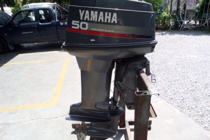 ขาย เครื่อง YAMAHA 50 แรง 2 จังหวะ นำเข้าจากญี่ปุ่น เครื่องติดง่ายเดินดี ราคา 68,000