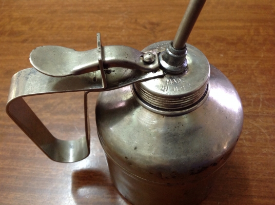 ขายกาหยอดน้ำมัน Vintage ระบบปั้มหยอด กระบอกโต ขายราคาพิเศษ