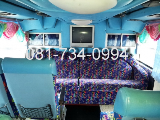ขายรถบัส 8 ล้อ VIP สภาพพร้อมใช้ เครื่องฮีโน่ K 13