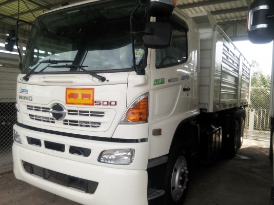 ขายดาวน์รถ 10 ล้อดัมพ์ HINO FM1ANLD 344PS 344 แรงม้า กระบะดัมพ์สามมิตร ขายดาวน์ 642000