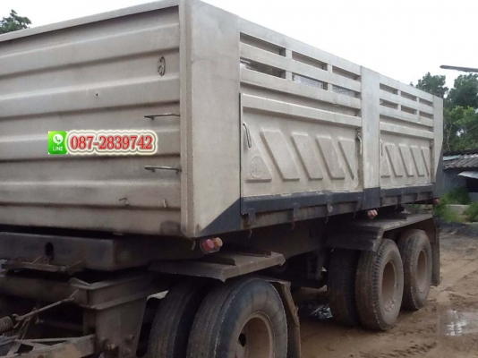 ขายรถดั้มพ์ 22 ล้อ แม่- ลูก กระบะสามมิตร / ISUZU 320 แรงม้า