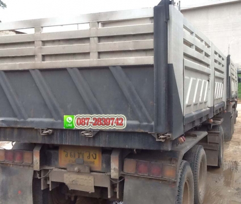 ขายรถดั้มพ์ 22 ล้อ แม่- ลูก กระบะสามมิตร / ISUZU 320 แรงม้า