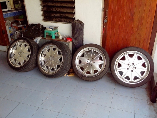 ขายล้อแม็กซ์ W WORK D3S ขอบ18 5รู114.3 หน้าตื้น หลังลึก กว้าง8