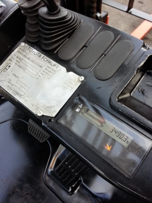 ขาย ฟอล์คลิฟต์  TOYOTA 8FD30  รถปี 2009