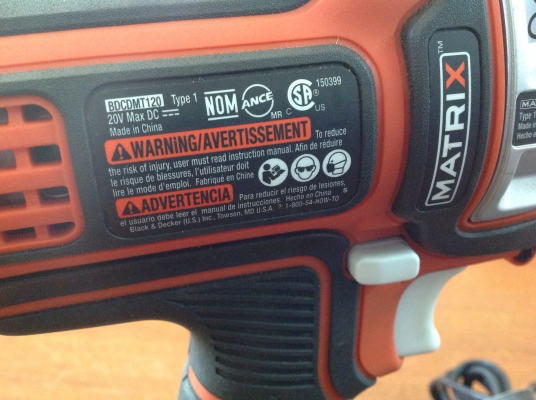 ขายสว่านไขควงไร้สาย BLACK&amp;DECKER BDCDMT120 Lithium ion 20V