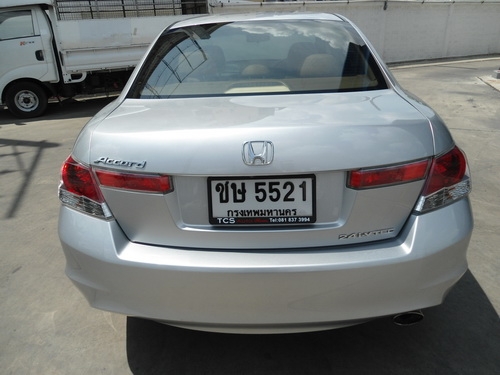 HONDA - ACCORD - 2.4 i-VTEC AT ปี2008 สีเงิน(ตะกั่ว) เกียร์อัตโนมัติ เครื่องเบนซิน 2400cc HONDA - ACCORD - 2.4 i-VTEC AT ปี2008 สีเงิน(ตะกั่ว) เกียร์อัตโนมัติ เครื่องเบนซิน 2400cc