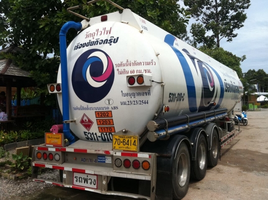 หางแท้งค์น้ำมัน 3 เพลา 43,000 ลิตร