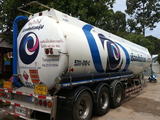 หางแท้งค์น้ำมัน 3 เพลา 43,000 ลิตร