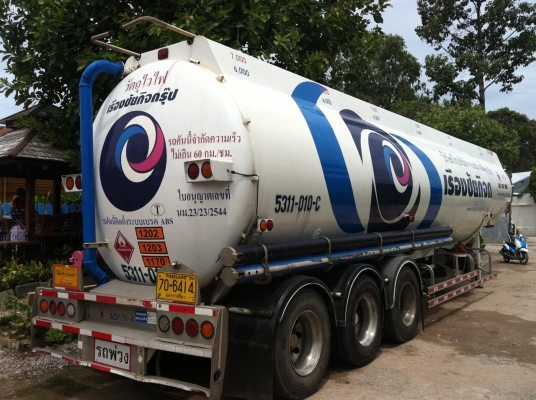 หางแท้งค์น้ำมัน 3 เพลา 43,000 ลิตร