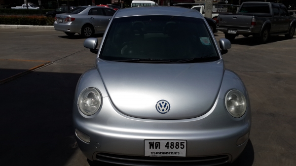 VOLKSWAGEN - NEW BEETLE - 2.0 AT ปี2002 สีเงิน(ตะกั่ว) เกียร์อัตโนมัติ เครื่องเบนซิน 2000cc VOLKSWAGEN - NEW BEETLE - 2.0 AT ปี2002 สีเงิน(ตะกั่ว) เกียร์อัตโนมัติ เครื่องเบนซิน 2000cc