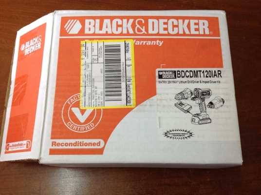 ขายสว่านไขควงไร้สาย BLACK&amp;DECKER BDCDMT120IA Lithium ion 20V ใหม่แกะกล่อง