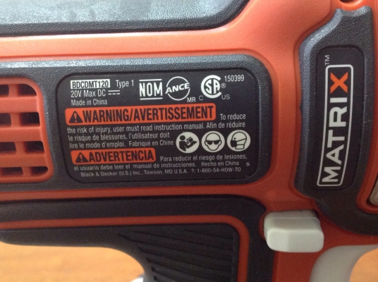 ขายสว่านไขควงไร้สาย BLACK&amp;DECKER BDCDMT120IA Lithium ion 20V ใหม่แกะกล่อง