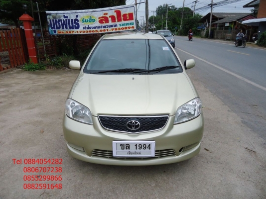 ขาย Toyota Soluna Vios ปี 47 สีบรอนทอง+ติดแก็ส lpg ราคา 195,000 บาท