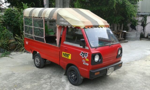 กะป๊อ suzuki st-90 สวยเดิมๆ เครื่องกับช่วงล่างสมบูรณ์มาก ขับสบาย แก๊ส หลังคาเปิดบาร์ได้พร้อมขายของ