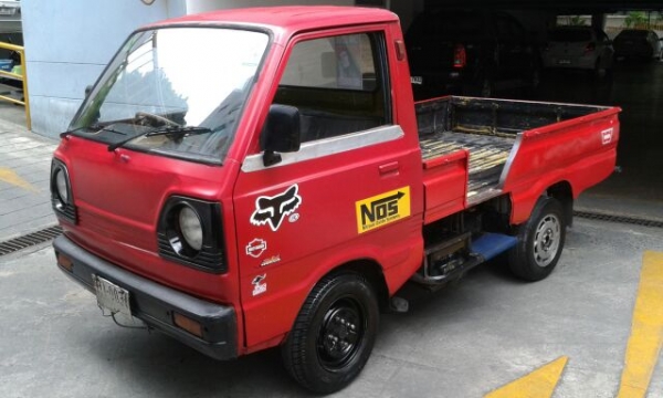 กะป๊อ suzuki st-90 สวยเดิมๆ เครื่องกับช่วงล่างสมบูรณ์มาก ขับสบาย แก๊ส หลังคาเปิดบาร์ได้พร้อมขายของ