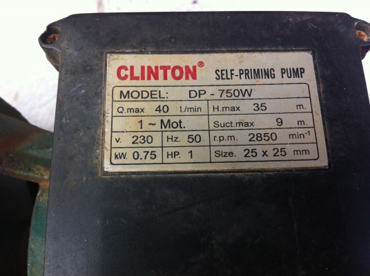 ป้็มน้ำลึก CLINTON ขนาด 1 แรงม้า ท่อ1*1 นิ้ว มีตัวเช็ดแรงดันระบบอัตโนมัติ ทำงานเมื่อมีการเปิดก๊อดใช้น้ำ-ปิดเองเมือไม่มีการใช้ พร้อมอุปกรร์ท่อช่วยดันน้ำครบ ป้็มน้ำลึก CLINTON ขนาด 1 แรงม้า ท่อ1*1 นิ้ว มีตัวเช็ดแรงดันระบบอัตโนมัติ ทำงานเมื่อมีการเปิดก๊อดใช้น้ำ-ปิดเองเมือไม่มีการใช้ พร้อมอุปกรร์ท่อช่วยดันน้ำครบ