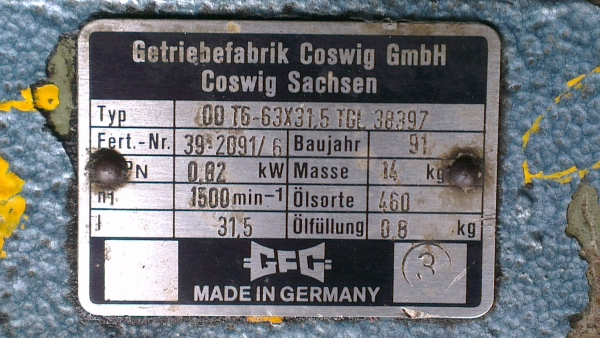 Sell> ขายเกียร์ทด GFC Germany เบอร์ 60 อัดตราทด 1:30 สภาพสวย มี 5 ลูก จัดส่งครับ