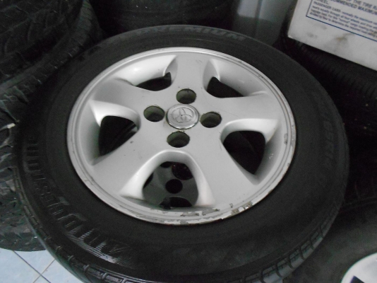 ขายล้อแม็ก Toyota Vios 14(4/100)พร้อมยาง 1 ชุด 1,900.-**net**