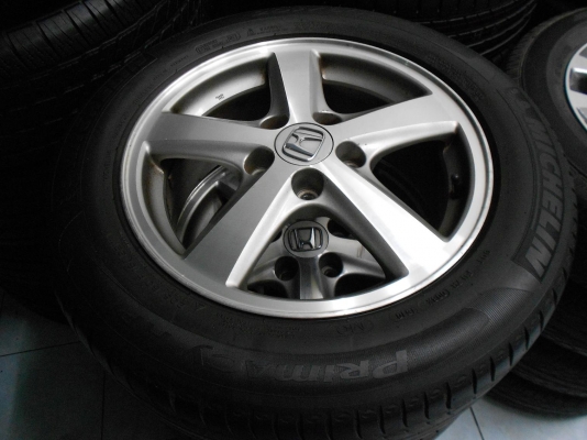 ขายล้อแม็ก Honda Accord G7 ขอบ 16(5/114.3)พร้อมยางมิชลินปี 10 ดอกสวย/ใส่ฟรี