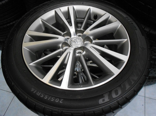 ขายล้อแม็ก New Toyota Altis ขอบ 16(5/100)พร้อมยาง Dunlop ปี 13/เทิร์นได้-ใส่ฟรี