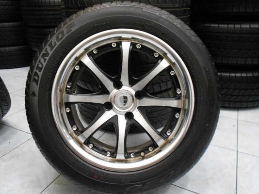 ขายล้อแม็กแต่ง Wwork ขอบ 15(4/100)พร้อมยางปี 10/ เทิร์นได้-ใส่ฟรี