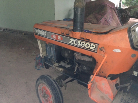 ขายด่วน รถไถนา ขาย KUBOTA ZL1802 มีภาพวีดีโอ ราคา 45,000 บาท สภาพเดิมๆ PTO ใช้งานดี ระบบเกียร์เครื่อ